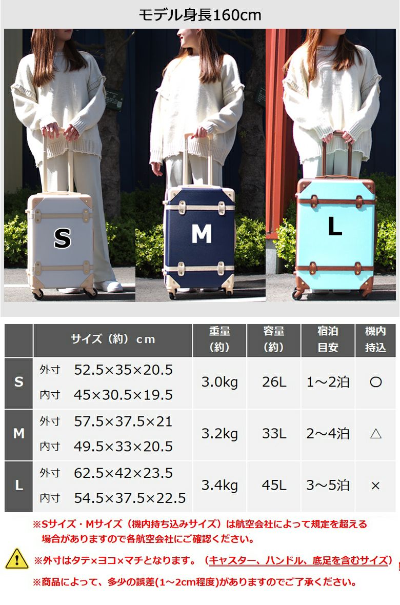 スーツケース S M L キャリーケース 大容量 超軽量 おしゃれ かわいい